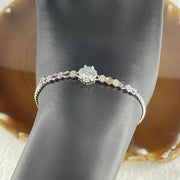 Certified Moissanites Bracelet in S925 Sliver 3.10g 7.0 by 2.5mm - Huangs Jadeite and Jewelry Pte Ltd