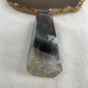Natural Green and Purple Fluorite Quartz Tower Display 173.67g 99.8 by 34.9 by 35.6mm - Huangs Jadeite and Jewelry Pte Ltd
