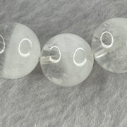 Natural White Phantom Quartz Beads Bracelet 44.82g 12.7mm 17 Beads - Huangs Jadeite and Jewelry Pte Ltd