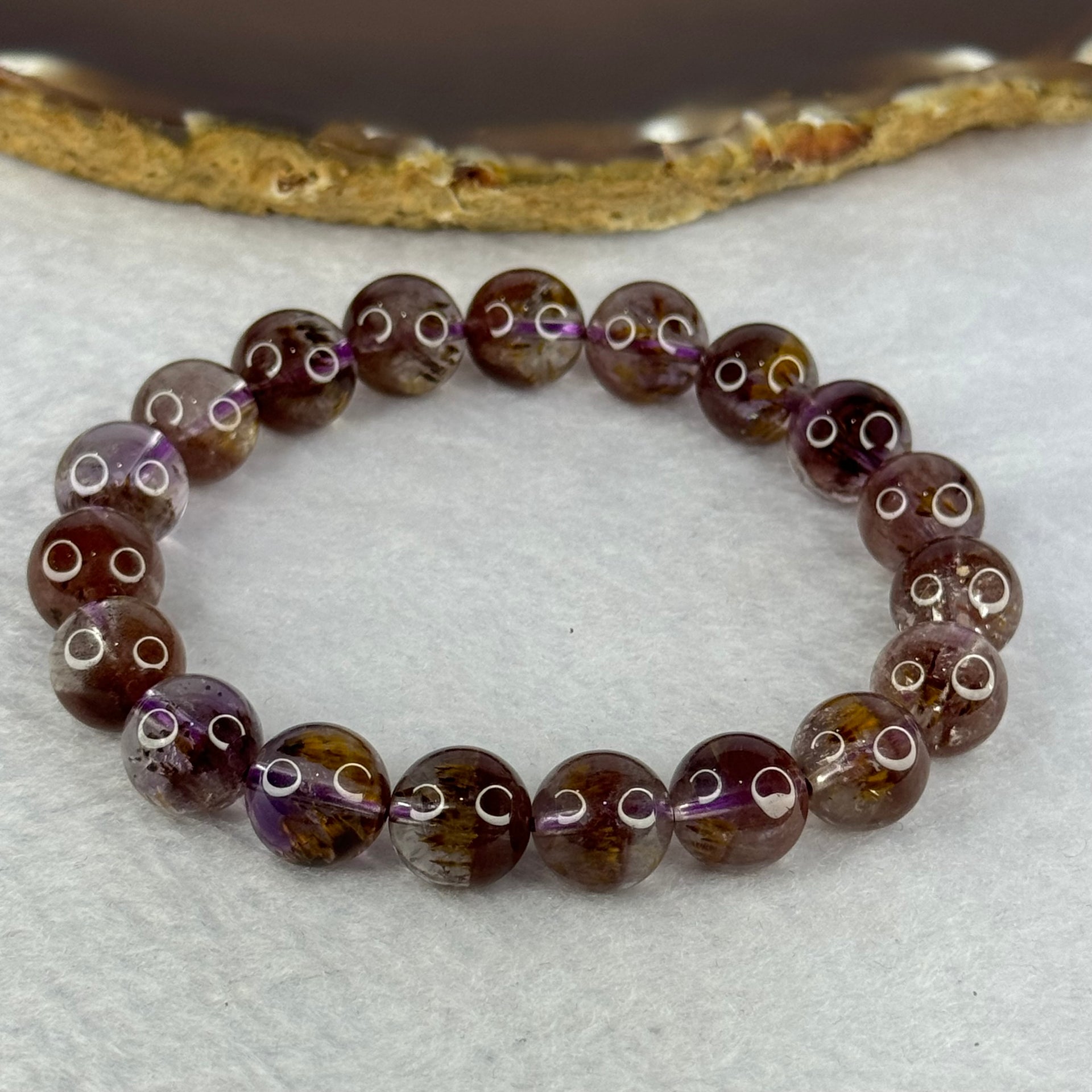 Very Good Grade Natural Auralite 23 Bracelet 天然激光23手链 - Huangs Jadeite and Jewelry Pte Ltd