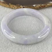 Type A Lavender white Jadeite Bangle 61.94g Internal Diameter 56.3mm 12.7 by 9.0mm (Slight Internal Lines) - Huangs Jadeite and Jewelry Pte Ltd