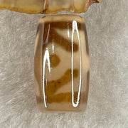 Natural Powerful Tibetan Old Oily Agate Patina Guiren Tairen Human Dzi Bead Totem Amulet Heavenly Master (Tian Zhu) 贵人天诛 4.81g 19.9 by 11.6mm - Huangs Jadeite and Jewelry Pte Ltd