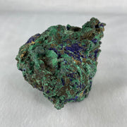 Natural Azurite with Wooden Stand Display 688.5g 180.0 by 99.6 by 120.0mm - Huangs Jadeite and Jewelry Pte Ltd
