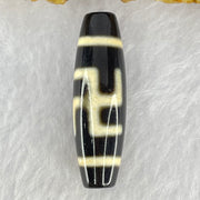 Natural Powerful Tibetan Old Oily Agate 1 Eye With Swastika Dzi Bead (Hotu Dzi) 7.43g 38.2 by 11.6mm - Huangs Jadeite and Jewelry Pte Ltd