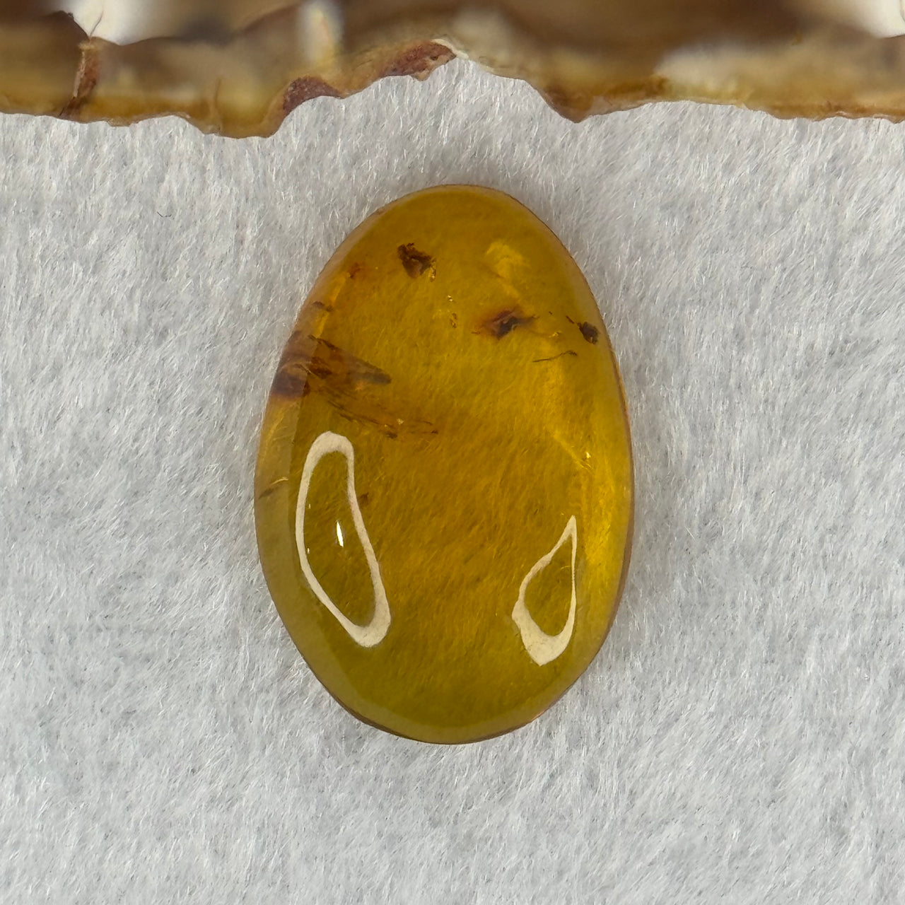 Natural Amber for Setting 1.63g 24.8 by 16.8 by 6.8mm - Huangs Jadeite and Jewelry Pte Ltd