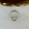 Yellow Moissanite in 925 Sliver Ring (Adjustable Size) S925银黄莫桑石戒指 2.50g 6.1 by 2.0mm - Huangs Jadeite and Jewelry Pte Ltd