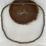 Natural Vietnam Agarwood Beads Necklace 天然越南惠安沉香项链 21.24g 70cm 6.9mm 110 Beads - Huangs Jadeite and Jewelry Pte Ltd