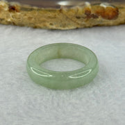 Type A Green Jadeite Ring 3.65g 5.8 by 3.8mm US7.25 HK16 - Huangs Jadeite and Jewelry Pte Ltd