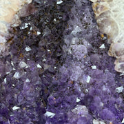 Natural Brazil Triangular Shape Amethyst Cacoxenite Cave 460.0 by 260.0 by 500.0mm - Huangs Jadeite and Jewelry Pte Ltd