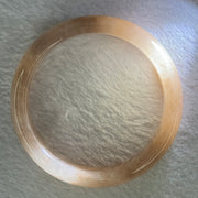 Transparent Pink with Purple and Orange Quartzite Jade Bangle 天山玉手镯 62.0mm 62.98 by 15.5 by 8.8mm - Huangs Jadeite and Jewelry Pte Ltd