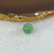 Type A Green Jadeite Bead for Bracelet/Necklace/Earrings/Ring 
2.35g 11.2mm - Huangs Jadeite and Jewelry Pte Ltd