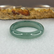 Type A Icy Blueish Green Jadeite Ring 2.34g 4.4 by 2.9mm US8 HK17.5 (Perfect) - Huangs Jadeite and Jewelry Pte Ltd