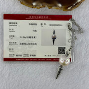 Natural Large White Pearl Demon Subduing Dagger S925 Silver Pendant in S925 Sliver Necklace 8.39g 14.2mm - Huangs Jadeite and Jewelry Pte Ltd