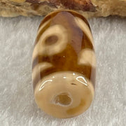 Natural Powerful Tibetan Old Oily Agate Patina Guiren Tairen Human Dzi Bead Totem Amulet Heavenly Master (Tian Zhu) 贵人天诛 4.70g 19.8 by 11.7mm - Huangs Jadeite and Jewelry Pte Ltd