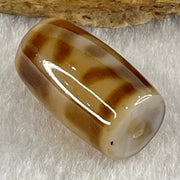Natural Powerful Tibetan Old Oily Agate Patina Guiren Tairen Human Dzi Bead Totem Amulet Heavenly Master (Tian Zhu) 贵人天诛 4.93g 20.0 by 11.9mm - Huangs Jadeite and Jewelry Pte Ltd