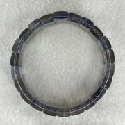 Good Grade Natural Labradorite Shou Pai Bracelet 32.387g 13.4 by 9.0mm 22 pcs - Huangs Jadeite and Jewelry Pte Ltd