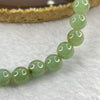 Type A Semi Icy Green Jadeite 25 beads bracelet 7.5mm 16.94g - Huangs Jadeite and Jewelry Pte Ltd