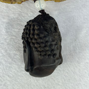 Natural Agarwood Good vs Evil Head Wooden Handplay 40.58g 58.0 by 36.5 by 36.5mm - Huangs Jadeite and Jewelry Pte Ltd