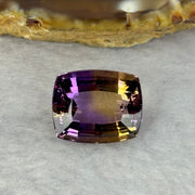 Natural Faceted Ametrine Cushion Cut 15.09ct 16.6 by 13.5 by 9.4mm - Huangs Jadeite and Jewelry Pte Ltd