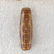 Natural Powerful Tibetan Old Oily Agate 6 Eye with 4 Eye Vajra Dzi Bead Heavenly Master (Tian Zhu) 六眼加四眼金刚杵天诛 8.27g 38.8 by 11.8mm - Huangs Jadeite and Jewelry Pte Ltd