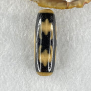 Natural Powerful Tibetan Old Oily Agate 5 Bats Dzi Bead Heavenly Master (Tian Zhu) 五个蝙蝠天诛 8.87g 36.7 by 12.3mm - Huangs Jadeite and Jewelry Pte Ltd