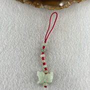Natural Type A Light Green Jadeite Dog Charm | Chinese Zodiac Dog Loyalty, Wealth & Protection (5.38g | 18.6 x 14.4 x 7.9mm) - Huangs Jadeite and Jewelry Pte Ltd