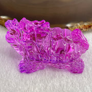 Natural Pink Liuli Dragon Turtle Display 67.56g 60.9 by 37.5 by 36.5mm - Huangs Jadeite and Jewelry Pte Ltd