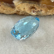 Natural Sky Blue Topaz Oval Shape 10.65ct 14.1 by 10.6 by 8.0mm - Huangs Jadeite and Jewelry Pte Ltd