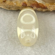 Natural Powerful Tibetan Old Oily Agate 3 Eyes Dzi Bead Heavenly Master (Tian Zhu) 三眼天诛 3.25g 20.0 by 10.6mm - Huangs Jadeite and Jewelry Pte Ltd