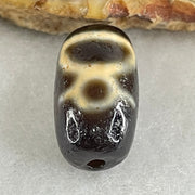 Natural Powerful Tibetan Old Oily Agate 2 Cai Shen Dzi Bead Heavenly Master (Tian Zhu) 3.32g 19.2 by 10.5mm - Huangs Jadeite and Jewelry Pte Ltd