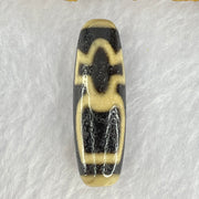 Natural Powerful Tibetan Old Oily Agate Cai Shen with Moon Sun Star Dzi Bead Heavenly Master (Tian Zhu) 财神天珠 8.63g 38.2 by 12.2mm - Huangs Jadeite and Jewelry Pte Ltd