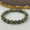 Natural Labradorite Bracelet 25.36g 16.5cm 9.9mm 20 Beads - Huangs Jadeite and Jewelry Pte Ltd