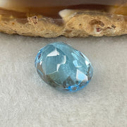 Natural Sky Blue Topaz Oval Shape 10.39ct 14.8 by 11.6 by 7.2mm - Huangs Jadeite and Jewelry Pte Ltd