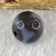 Natural Powerful Tibetan Old Oily Agate Tiger Tooth Daluo Dzi Bead Heavenly Master (Tian Zhu) 虎呀天诛 1.45g 9.8 by 10.3mm - Huangs Jadeite and Jewelry Pte Ltd