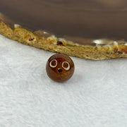 Type A Brown Jadeite Bead for Bracelet/Necklace/Earrings/Ring 4.09g 13.5mm - Huangs Jadeite and Jewelry Pte Ltd