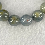 Good Grade Natural Blue Rutilated Quartz Bracelet 43.79g 18cm 12.6mm 17 Beads - Huangs Jadeite and Jewelry Pte Ltd