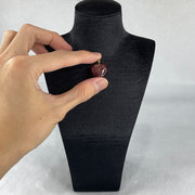 Natural Strawberry Quartz Heart Shape Charm 3.52g 16.8 by 17.2 by 8.2mm - Huangs Jadeite and Jewelry Pte Ltd