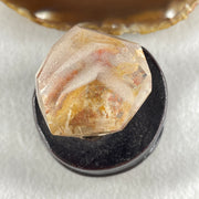 Natural Ferruginous Quartz Display with Wooden Stand 118.2g 62.8 by 60.4 by 737.mm - Huangs Jadeite and Jewelry Pte Ltd