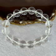 Natural Clear Quartz Beads Bracelet 天然白水晶手链 46.15g 17.5cm 12.9mm 16 Beads - Huangs Jadeite and Jewelry Pte Ltd