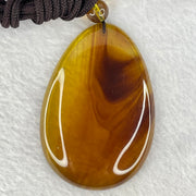 Natural Cognac with Red Amber Pendent 15.33g 65.3 by 46.3 by 14.0mm - Huangs Jadeite and Jewelry Pte Ltd