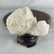 Natural Milky White Quartz Display 228.89g 81.1 by 47.3 by 83.7mm - Huangs Jadeite and Jewelry Pte Ltd