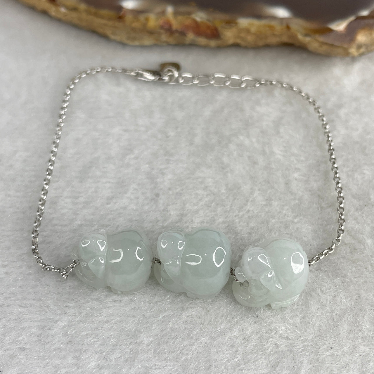 Type A Near-White with Pale Blue Jadeite Teardrop Pendant | Solid S925 Sterling Silver Setting | Statement "Glacial Drop" Fine Jewelry Talisman (8.42g 12.5x11.0x11.1mm 16-18cm)