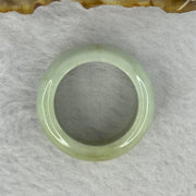 Type A Light Blueish Green and Yellow Patch Jadeite Ring 9.67g 11.4 by 4.7mm US10 HK22.25 - Huangs Jadeite and Jewelry Pte Ltd