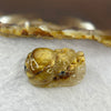 Good Grade Natural Golden Shun Fa Rutilated Quartz Pixiu Charm for Bracelet 天然金顺发水晶貔貅 6.61g by 22.9 by 14.2 by 11.8mm - Huangs Jadeite and Jewelry Pte Ltd