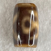 Natural Powerful Tibetan Old Oily Agate Patina Guiren Tairen Human Dzi Bead Totem Amulet Heavenly Master (Tian Zhu) 贵人天诛 4.78g 19.5 by 11.6mm - Huangs Jadeite and Jewelry Pte Ltd