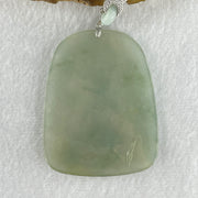 Type A Icy Light Green Jadeite Buddha Pendant 34.74g 61.3 by 48.3 by 5.5mm - Huangs Jadeite and Jewelry Pte Ltd