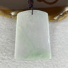 Type A Lavender Green Jadeite Shan Shui 23.76g 50.3 by 37.4 by 4.6mm - Huangs Jadeite and Jewelry Pte Ltd