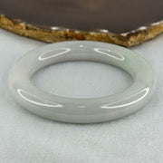 Type A Translucent Faint Blueish Green with Faint Lavender Jadeite Bangle Internal Diameter 56.79mm 437.29cts 87.85g 12.0 by 13.0mm With NGI Cert 32886087 (Close to Perfect) - Huangs Jadeite and Jewelry Pte Ltd