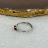 Natural Ruby in 925 Sliver Ring (Adjustable Size) 1.39g  5.9 by 4.5 by 2.0mm - Huangs Jadeite and Jewelry Pte Ltd