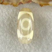 Natural Powerful Tibetan Old Oily Agate 3 Eyes Dzi Bead Heavenly Master (Tian Zhu) 三眼天诛 2.63g 20.0 by 9.7mm - Huangs Jadeite and Jewelry Pte Ltd